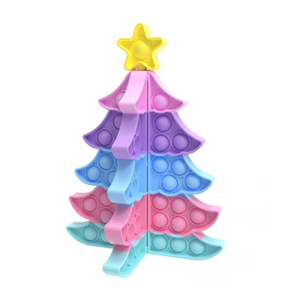 3D Pastel Christmas Tree Pop It