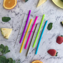 Load image into Gallery viewer, Reusable Mini Straw Set of 6
