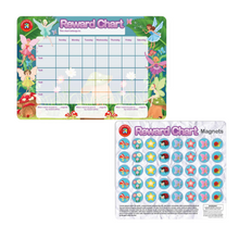 Load image into Gallery viewer, Image of Fairy reward chart and magnet sheet

